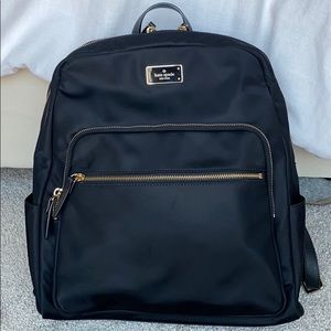 Kate Spade Nylon Laptop Backpack Bag Black